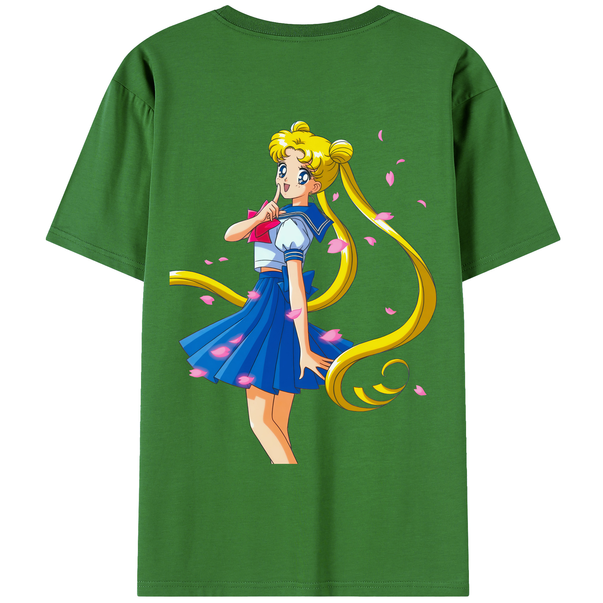 （画像用） 美少女戦士セーラームーン 愛野 美奈子 あいの みなこ Sailor Moon Aino Minako レディース半袖Tシャツ(バックプリント)